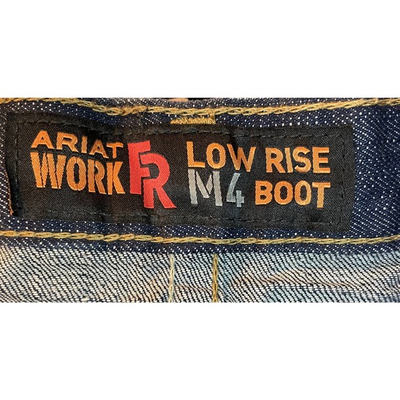 ARIAT FR M4 Jeans Low Rise Boot Cut Flame Resistant Mens 44x30 Fast Shipping - Picture 7 of 12